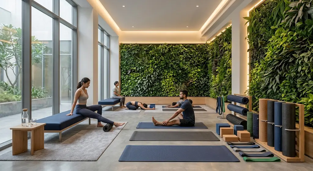 Stretching and recovery area design